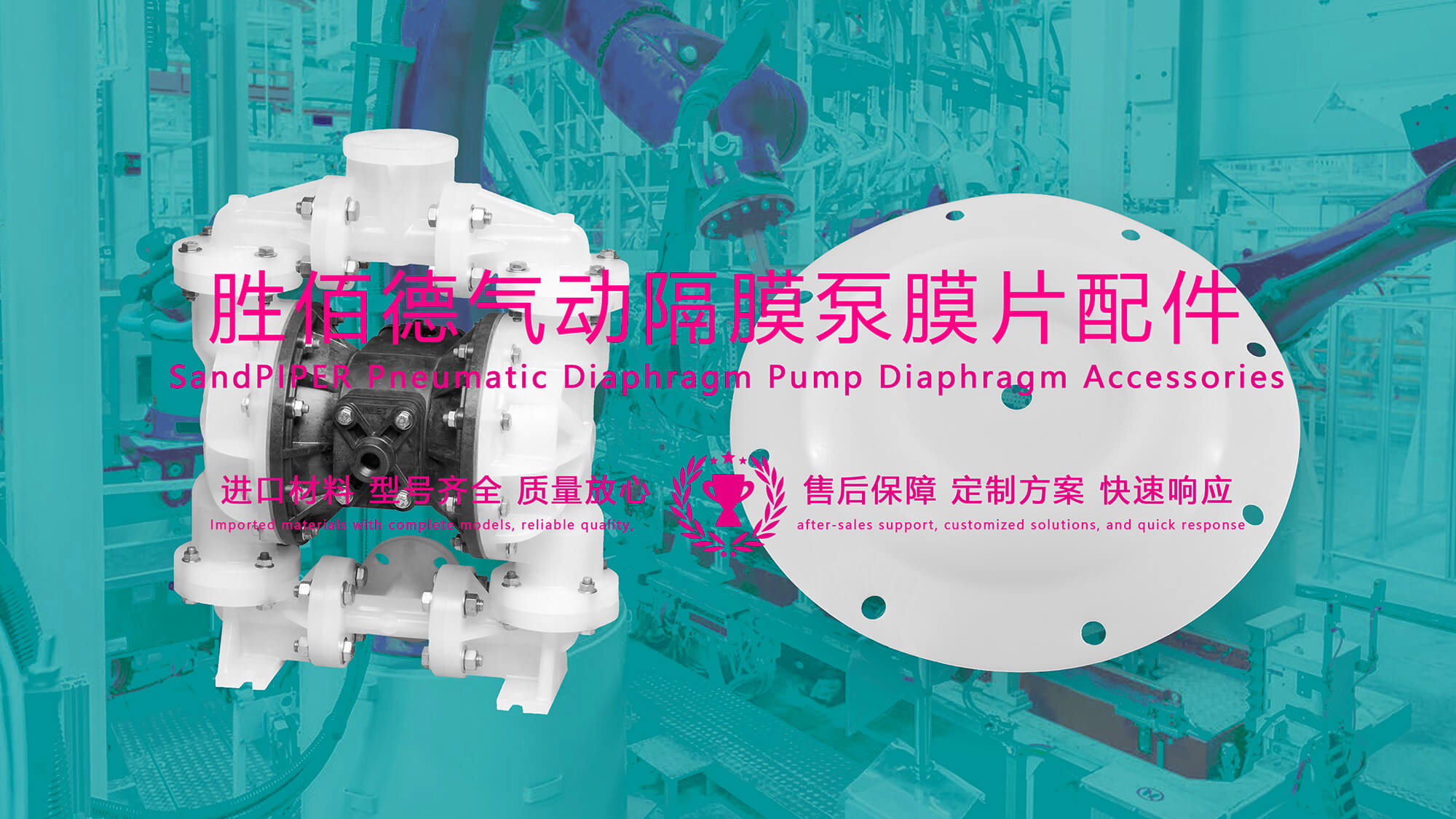 勝佰德SandPIPER氣動(dòng)隔膜泵隔膜膜片配件密封件密封圈油封 (3)